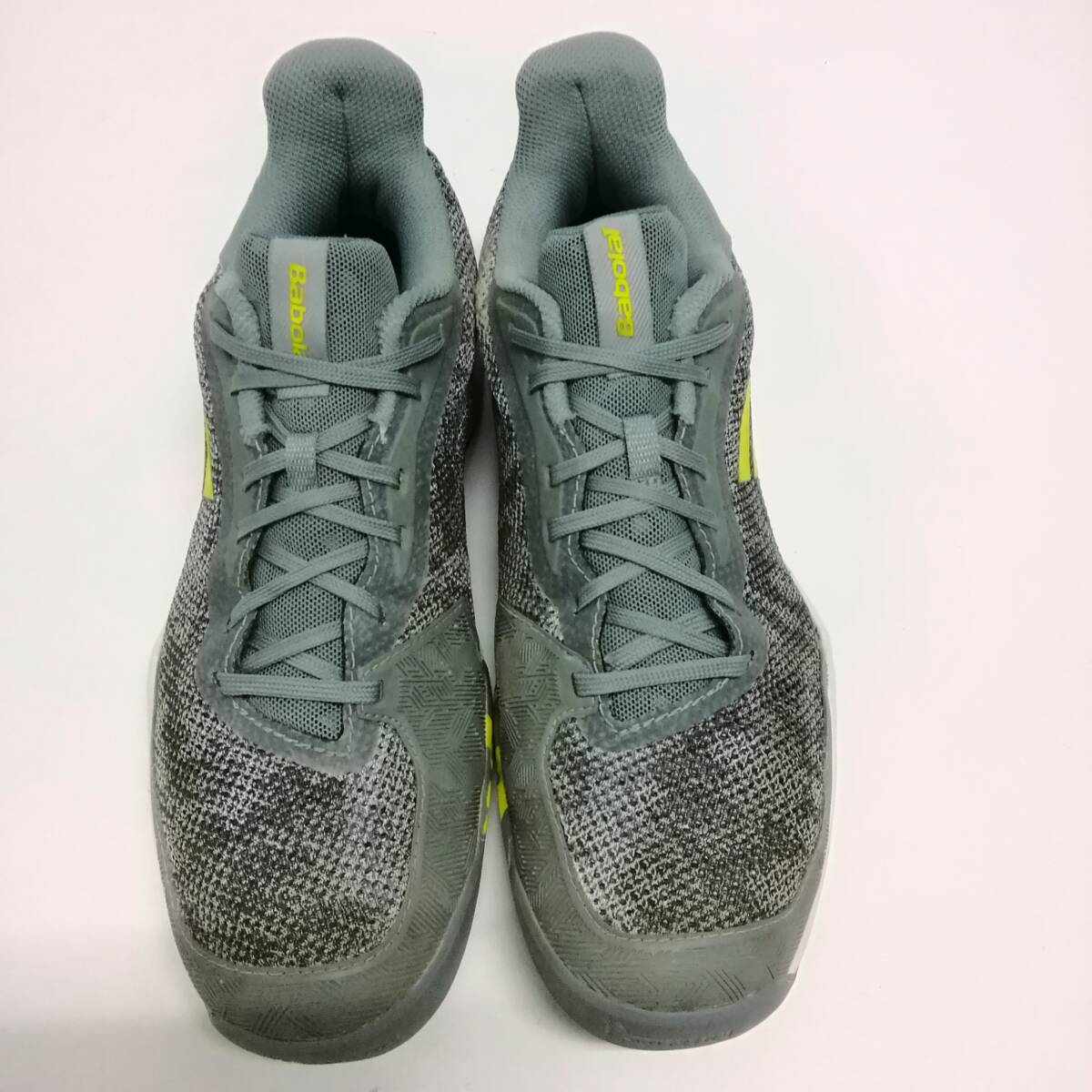 Babolat バボラ スニーカー テニスシューズ 靴 26cm JET TERE ジェットテレ グレー オムニクレー_画像3