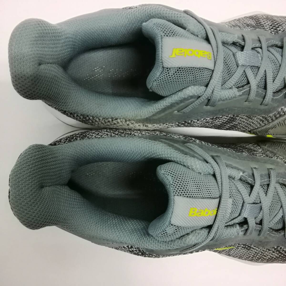 Babolat バボラ スニーカー テニスシューズ 靴 26cm JET TERE ジェットテレ グレー オムニクレー_画像8