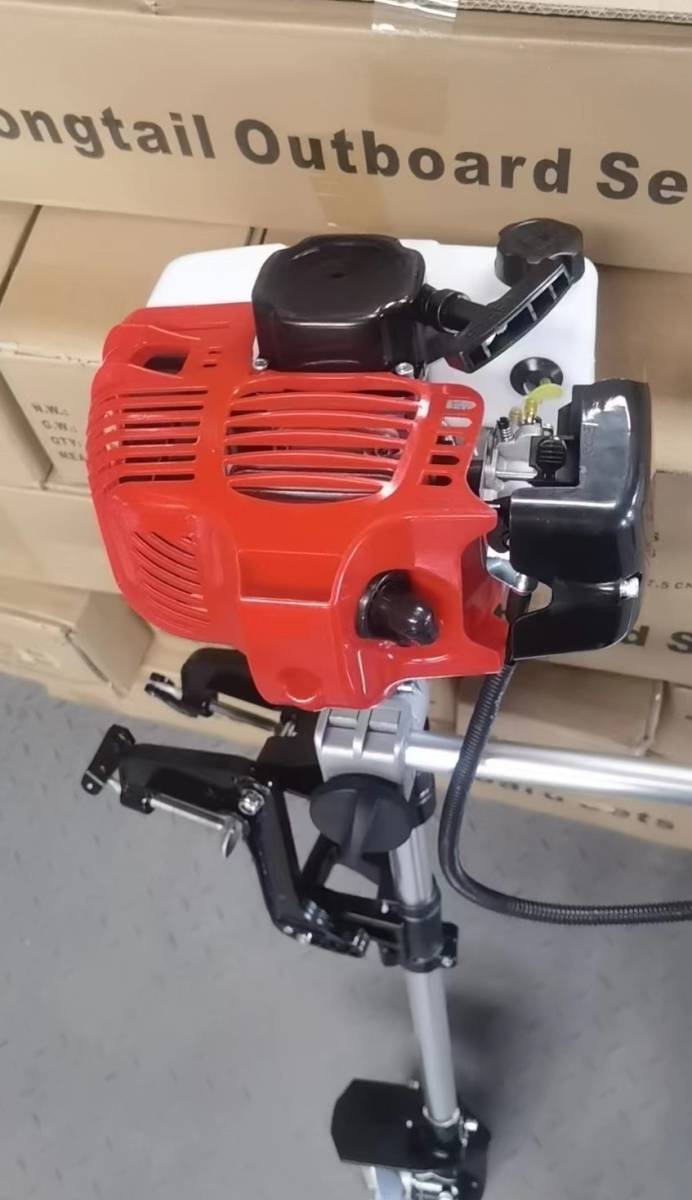 船外機 エンジン 2スト 52cc クラス最強 免許不要 釣り ゴムボート フィッシング 船_画像2