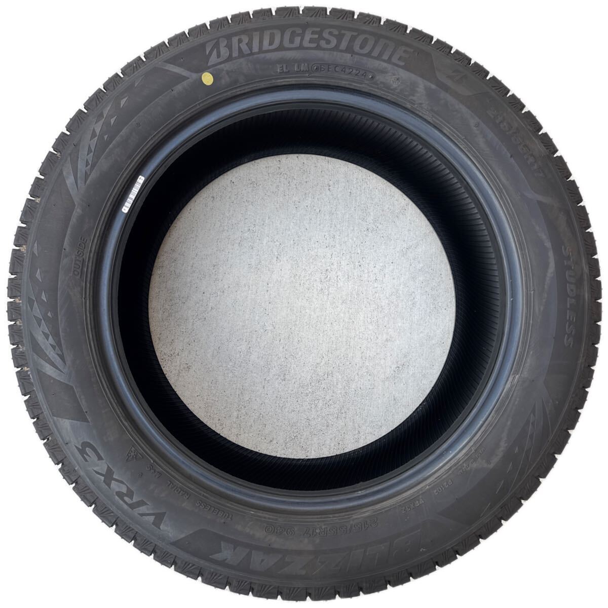 ●24年製 ブリヂストン VRX3 215/55R17 スタッドレス タイヤ 4本●ブリジストン ES HS クラウン カムリ ヴェゼル WR-V オデッセイ ジューク_画像6