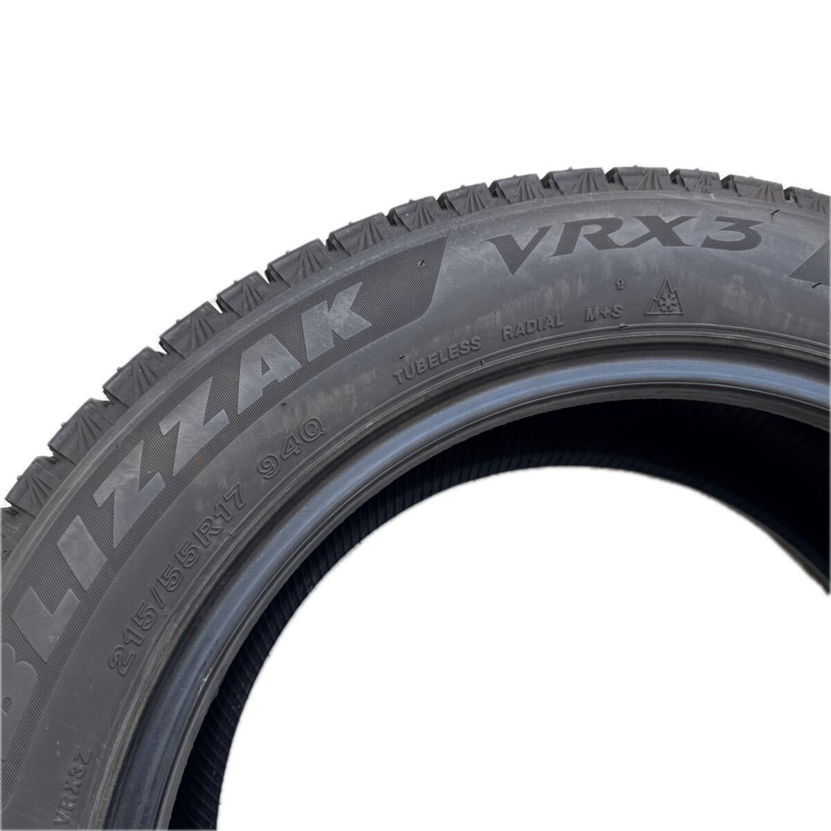 ●24年製 ブリヂストン VRX3 215/55R17 スタッドレス タイヤ 4本●ブリジストン ES HS クラウン カムリ ヴェゼル WR-V オデッセイ ジューク_画像8
