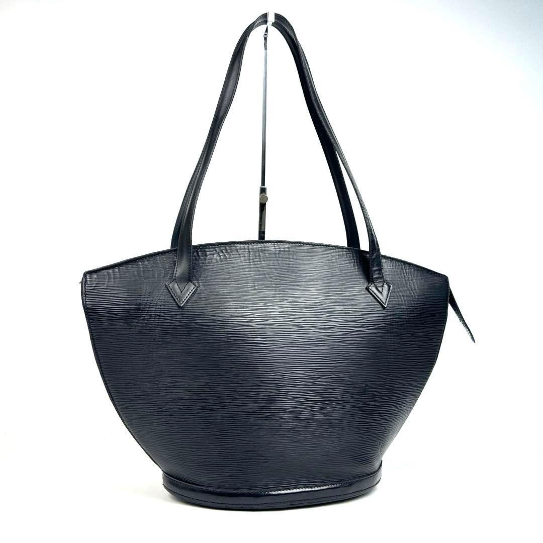 美品■Louis Vuitton ルイヴィトン エピ サンジャック M52262 A21923 ハンドバッグ トートバッグ ノワール 黒 メンズ レディース 男女兼用_画像1