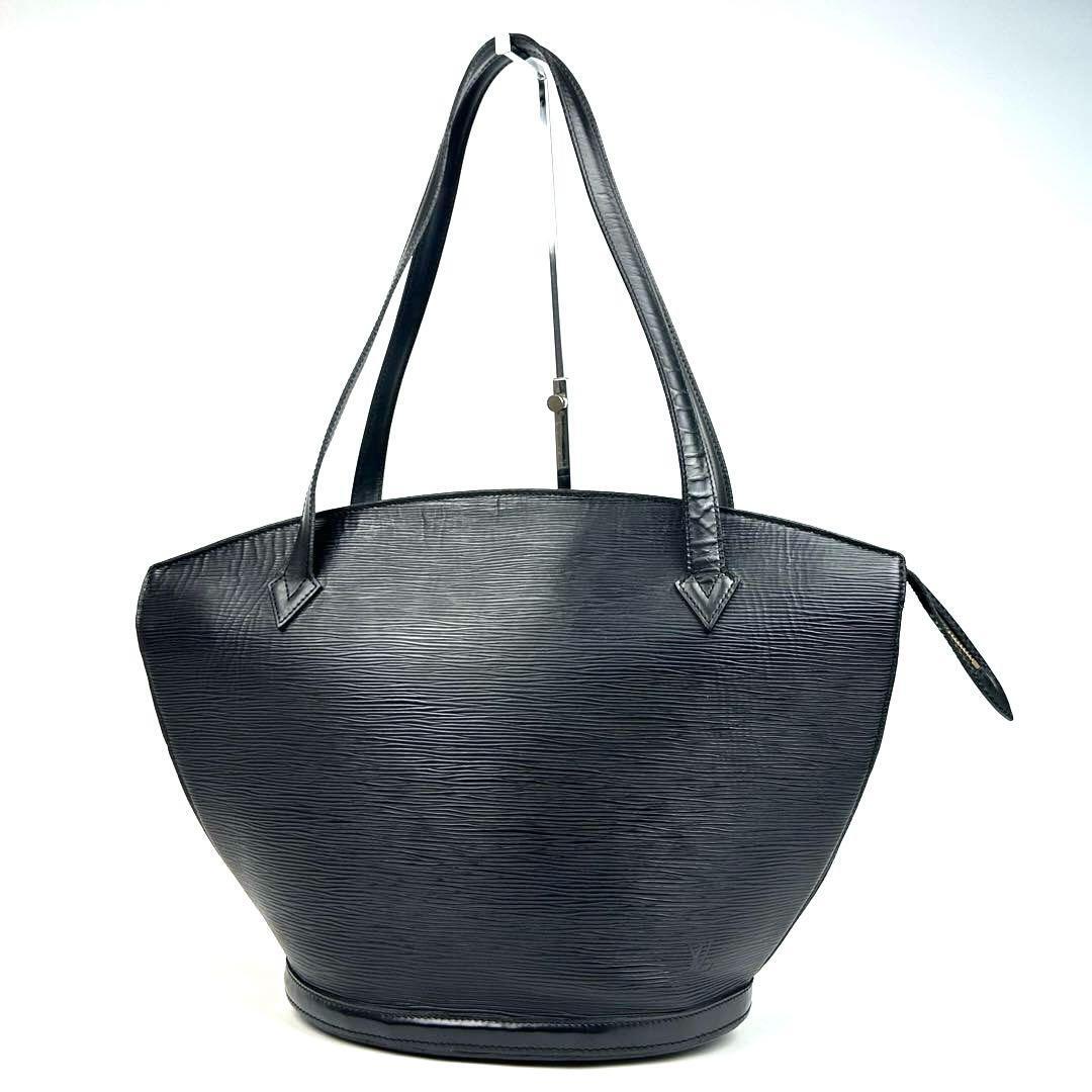 美品■Louis Vuitton ルイヴィトン エピ サンジャック M52262 A21923 ハンドバッグ トートバッグ ノワール 黒 メンズ レディース 男女兼用_画像2