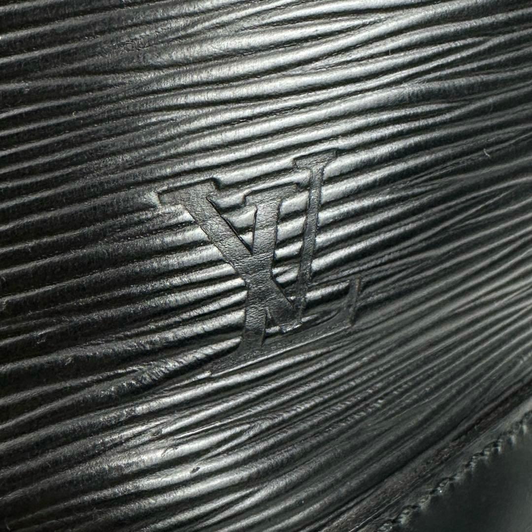 美品■Louis Vuitton ルイヴィトン エピ サンジャック M52262 A21923 ハンドバッグ トートバッグ ノワール 黒 メンズ レディース 男女兼用_画像3