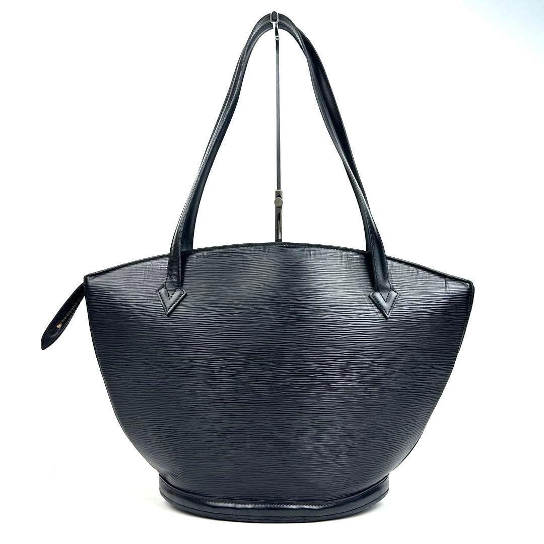 美品■Louis Vuitton ルイヴィトン エピ サンジャック M52262 A21923 ハンドバッグ トートバッグ ノワール 黒 メンズ レディース 男女兼用_画像5