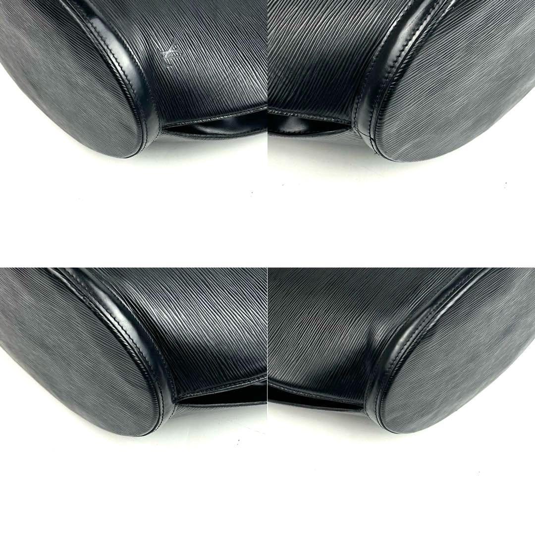 美品■Louis Vuitton ルイヴィトン エピ サンジャック M52262 A21923 ハンドバッグ トートバッグ ノワール 黒 メンズ レディース 男女兼用_画像6