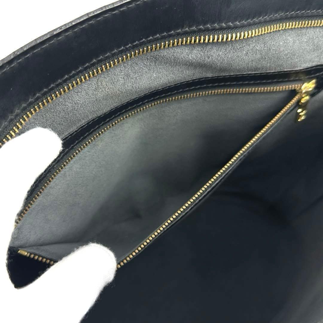 美品■Louis Vuitton ルイヴィトン エピ サンジャック M52262 A21923 ハンドバッグ トートバッグ ノワール 黒 メンズ レディース 男女兼用_画像8