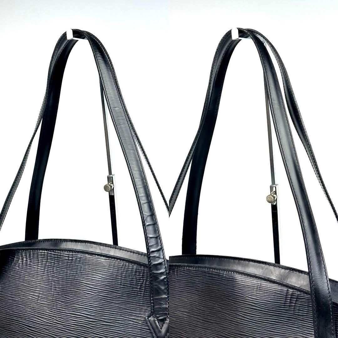 美品■Louis Vuitton ルイヴィトン エピ サンジャック M52262 A21923 ハンドバッグ トートバッグ ノワール 黒 メンズ レディース 男女兼用_画像10