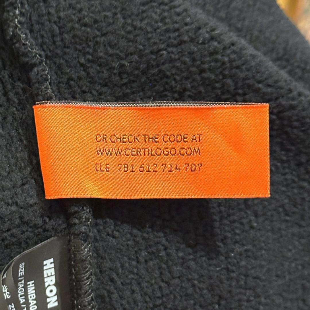 【HERON PRESTON】スウェット ブラック 鳥モチーフ / ak498_画像6