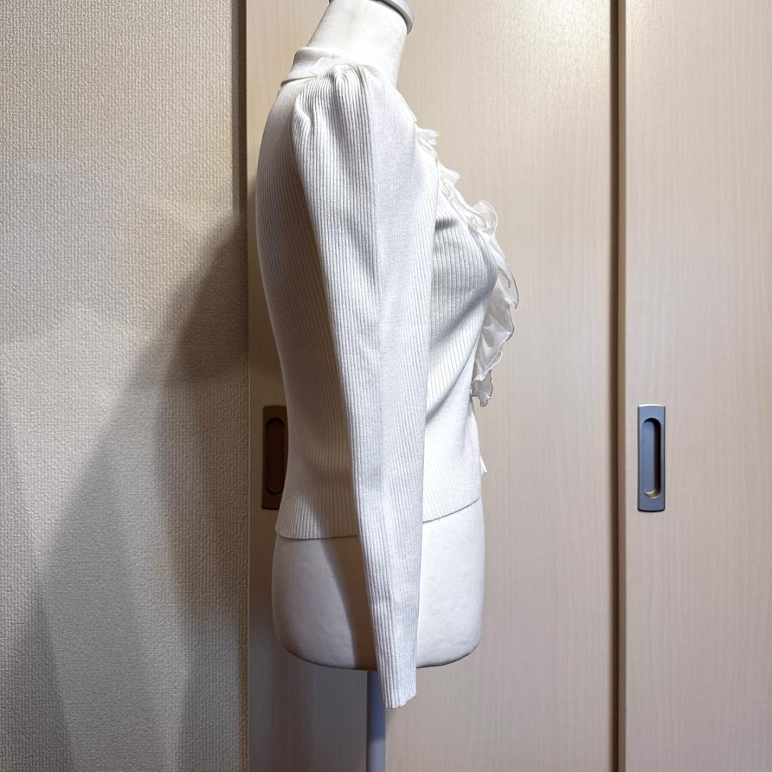 【新品タグ付】【SNIDEL】レースセーター 襟付き フリーサイズ/ ak503_画像4