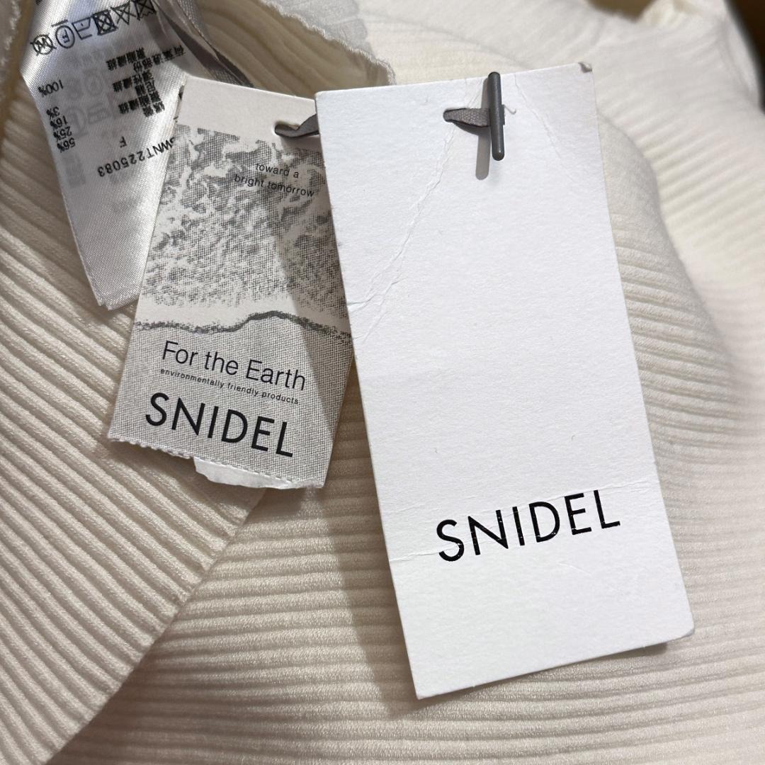 【新品タグ付】【SNIDEL】レースセーター 襟付き フリーサイズ/ ak503_画像6