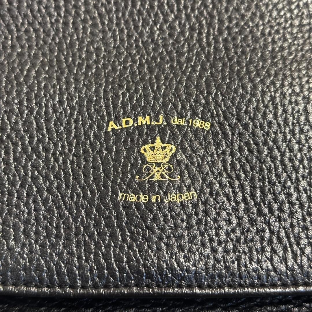 【ADMJ】本革レザーリュック ブラック / bg129_画像5