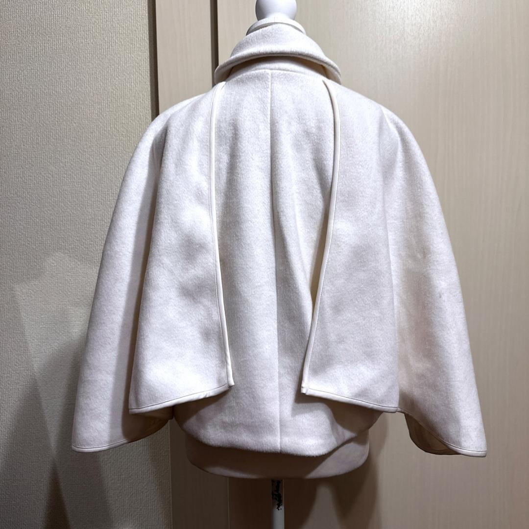 SNIDEL　ポンチョ　白　フリーサイズ　HR0626_画像3