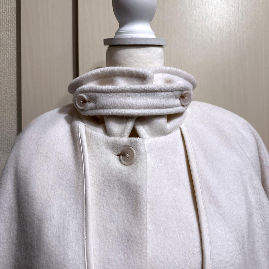 SNIDEL　ポンチョ　白　フリーサイズ　HR0626_画像4