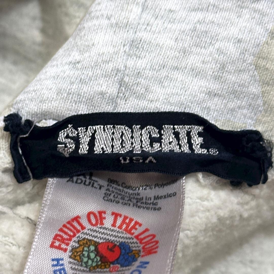 SYNDICATE　LAパーカー　グレー　サイズXL　HR0609_画像8