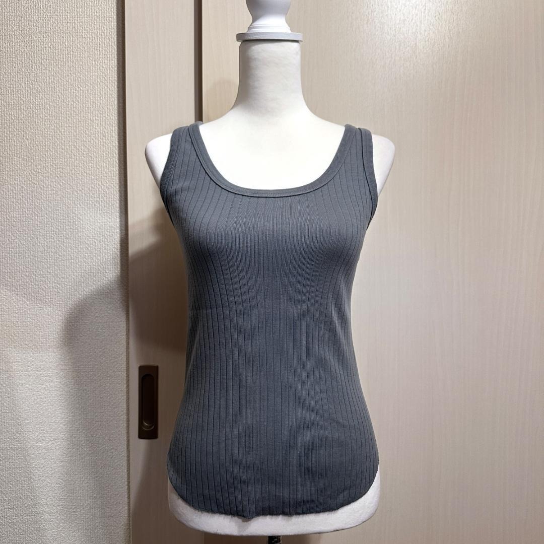 IENA　ノースリーブ　ブルーグレー　HR0561_画像1