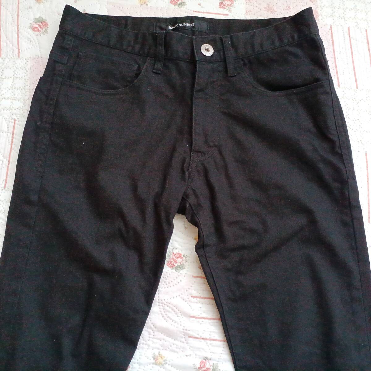 BACK NUMBER バックナンバー ブラックチノパン Mサイズ Right-on ライトオン_画像2