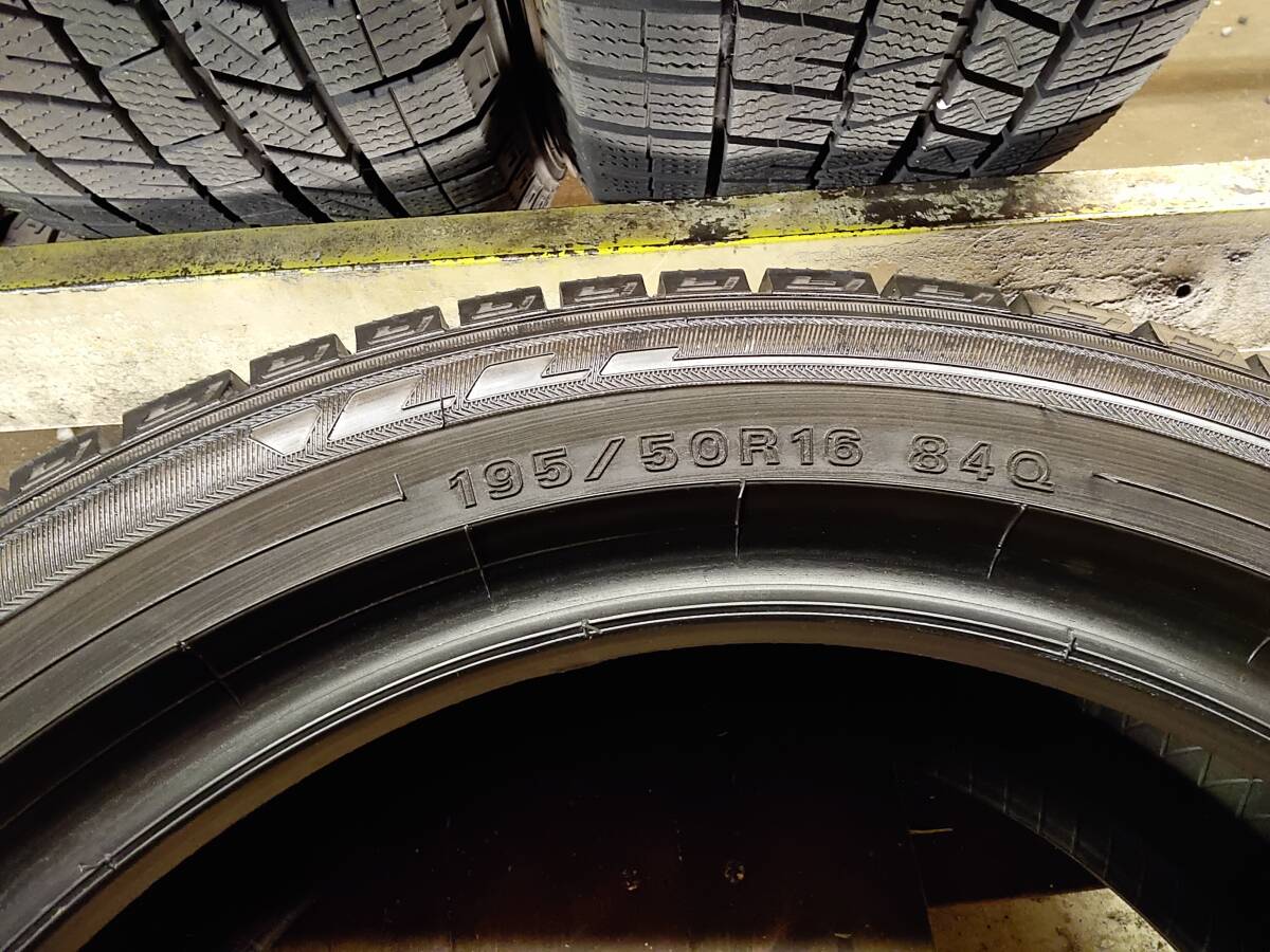 (L-760 ) ★ DUNLOP ・スタッドレス・195/50R16・・4本・中古・8.0分山位_画像6