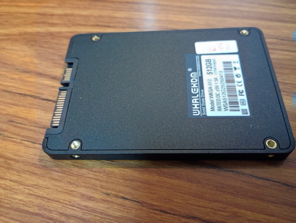 ■ SSD ■ 512GB （127時間）　WHALEKOM　WKSA-512　正常判定　送料無料_画像4
