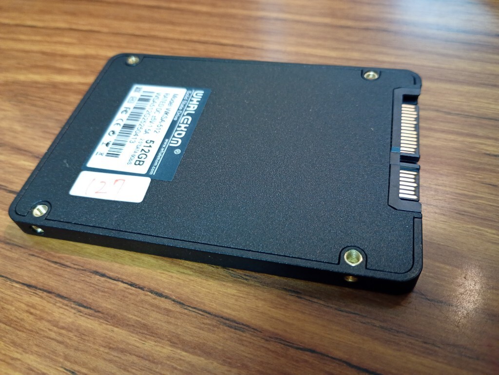 ■ SSD ■ 512GB （127時間）　WHALEKOM　WKSA-512　正常判定　送料無料_画像5