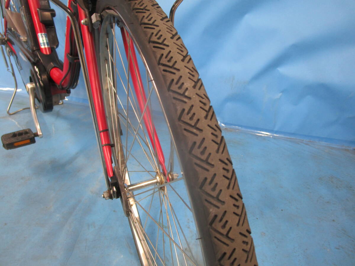 ☆大阪西淀☆ パナソニック ビビ DX 電動自転車 バッテリー8.9Ah3/5 エコナビ アシスト 26インチ 3段 PANASONIC VIVI 中古 ◎近畿限定◎n33_画像8