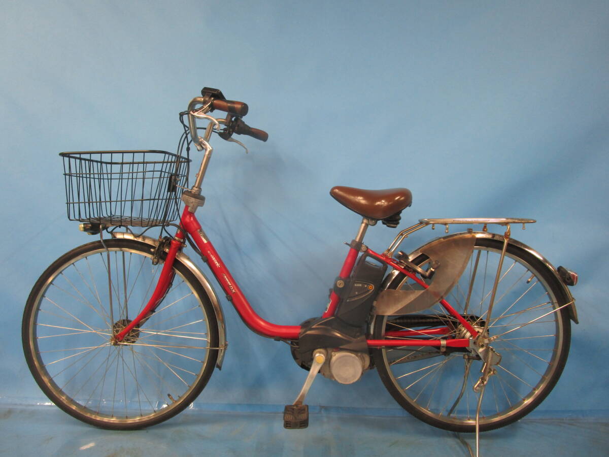 ☆大阪西淀☆ パナソニック ビビ DX 電動自転車 バッテリー8.9Ah3/5 エコナビ アシスト 26インチ 3段 PANASONIC VIVI 中古 ◎近畿限定◎n33_画像10