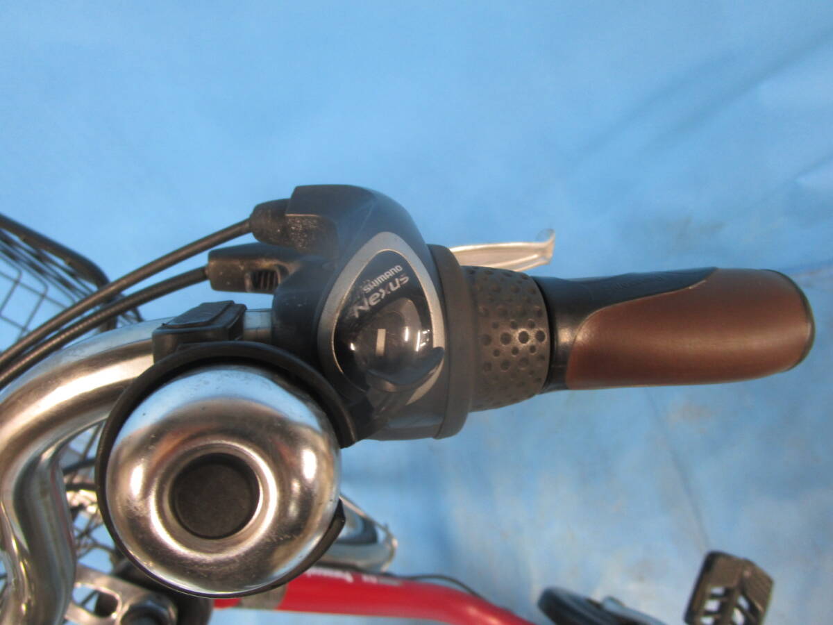 ☆大阪西淀☆ パナソニック ビビ DX 電動自転車 バッテリー8.9Ah3/5 エコナビ アシスト 26インチ 3段 PANASONIC VIVI 中古 ◎近畿限定◎n33_画像5