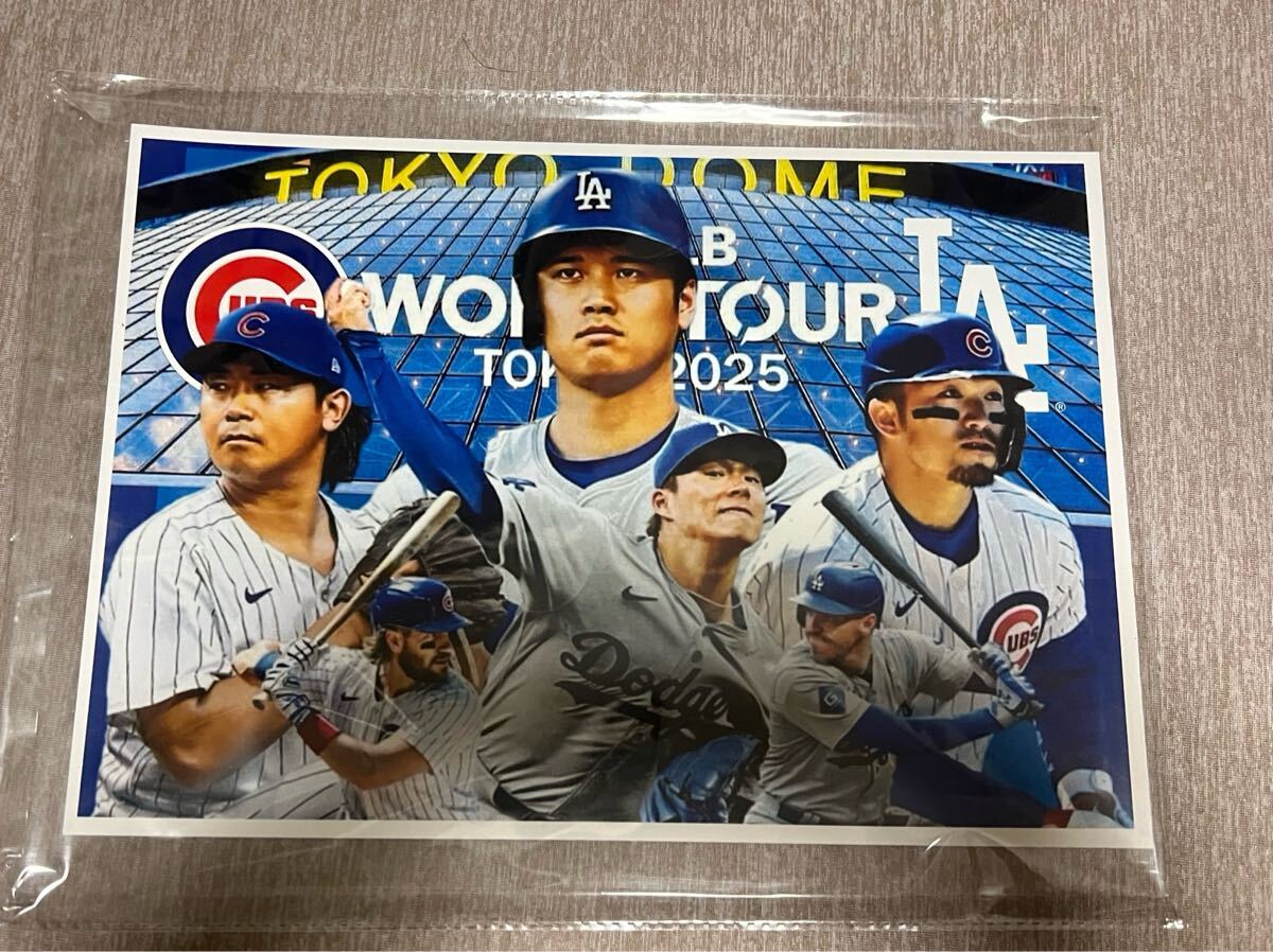 新品　2025ドジャース対カブス　開幕戦デザインA4ポスター　大谷翔平 山本由伸 今永昇太_画像5