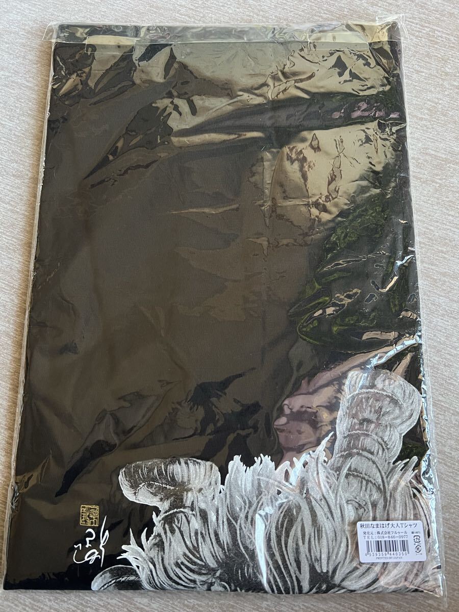 新品未開封　なまはげ　グラフィックTシャツ XLサイズ 黒_画像2