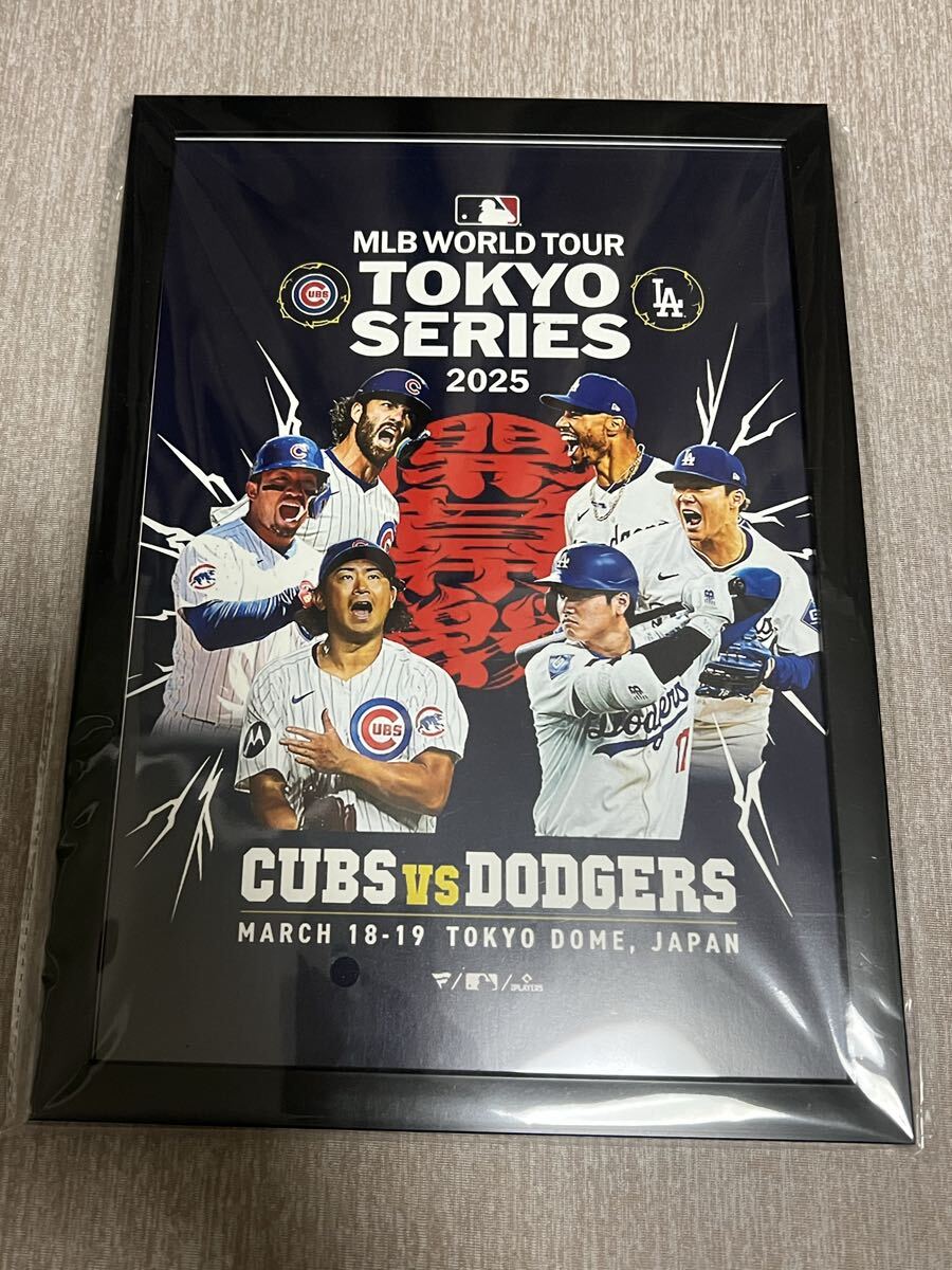 新品　2025ドジャース対カブス　開幕戦デザインA4ポスター　大谷翔平 山本由伸 今永昇太_画像3