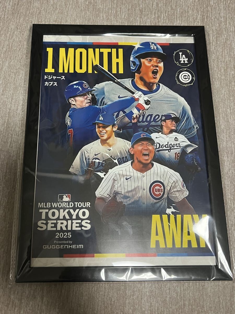 新品　2025ドジャース対カブス　開幕戦デザインA4ポスター　大谷翔平 山本由伸 今永昇太_画像4