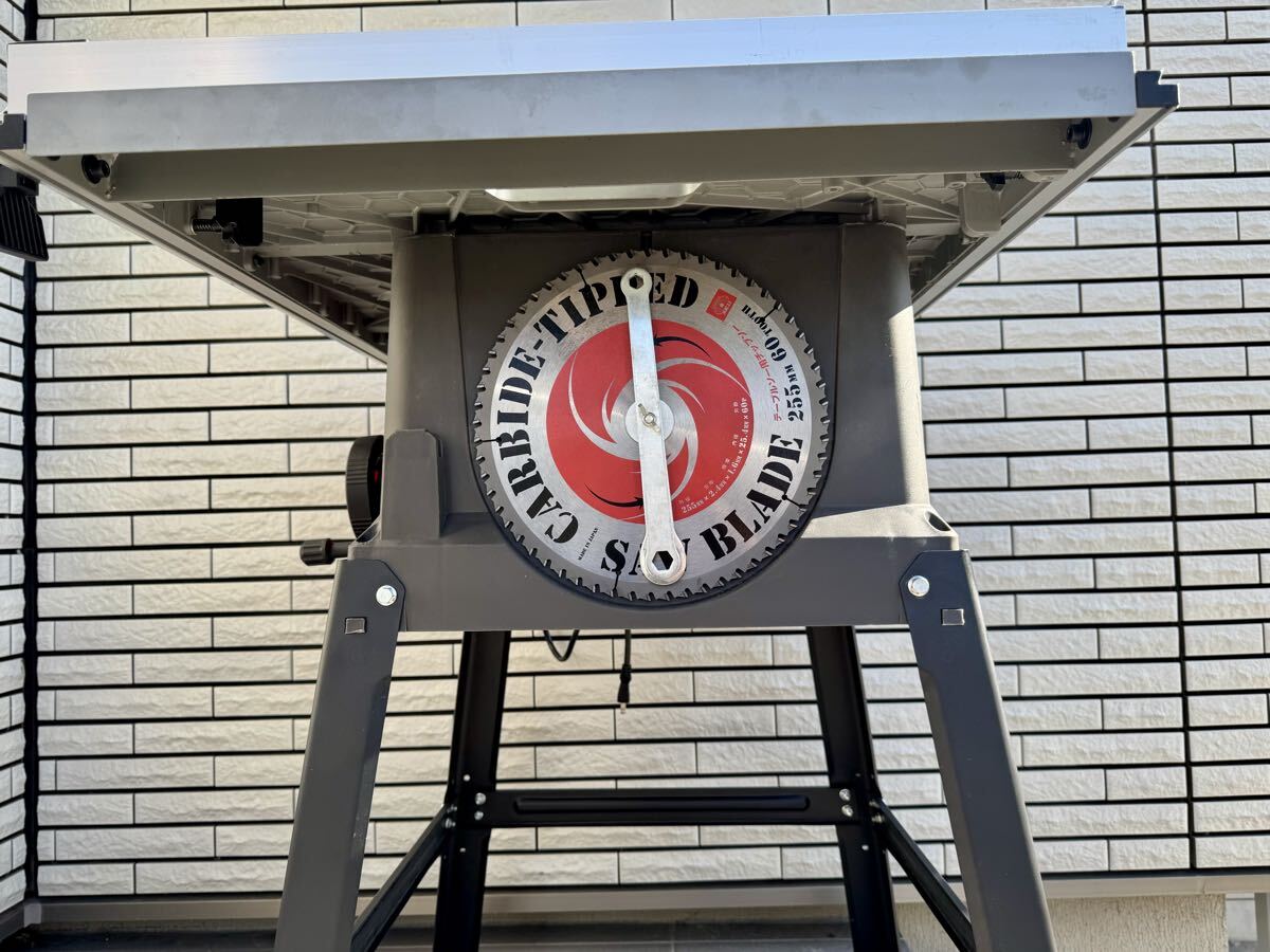 【保証1年付★送料無料】SK-11 STS-255ET 木工用テーブルソー 255mm 藤原産業 マルノコ盤 切断機 SK11 マル鋸 丸ノコ マルノコ_画像8