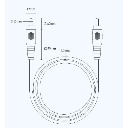 ビデオケーブル 5m RCA映像延長コード 黄色コード_画像5