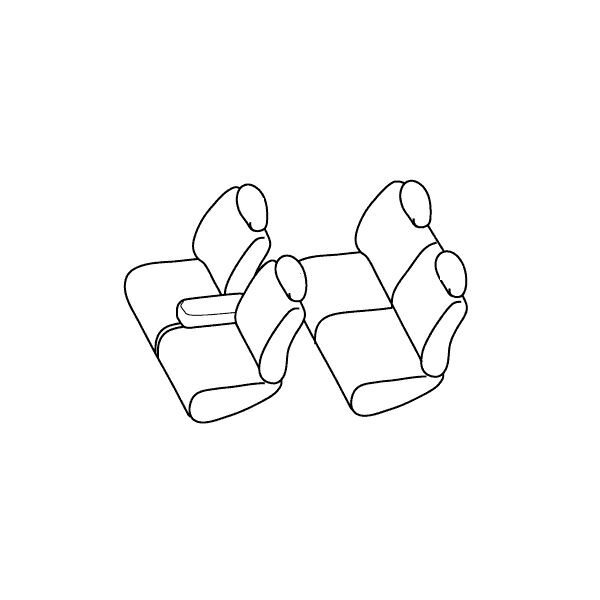 シートカバー AZ-ワゴン AZワゴン MD系 前期 後期 ベージュ PVCレザーシートカバー H10/9～H14/8 4人乗り 1セット イス カバー 保護_画像3