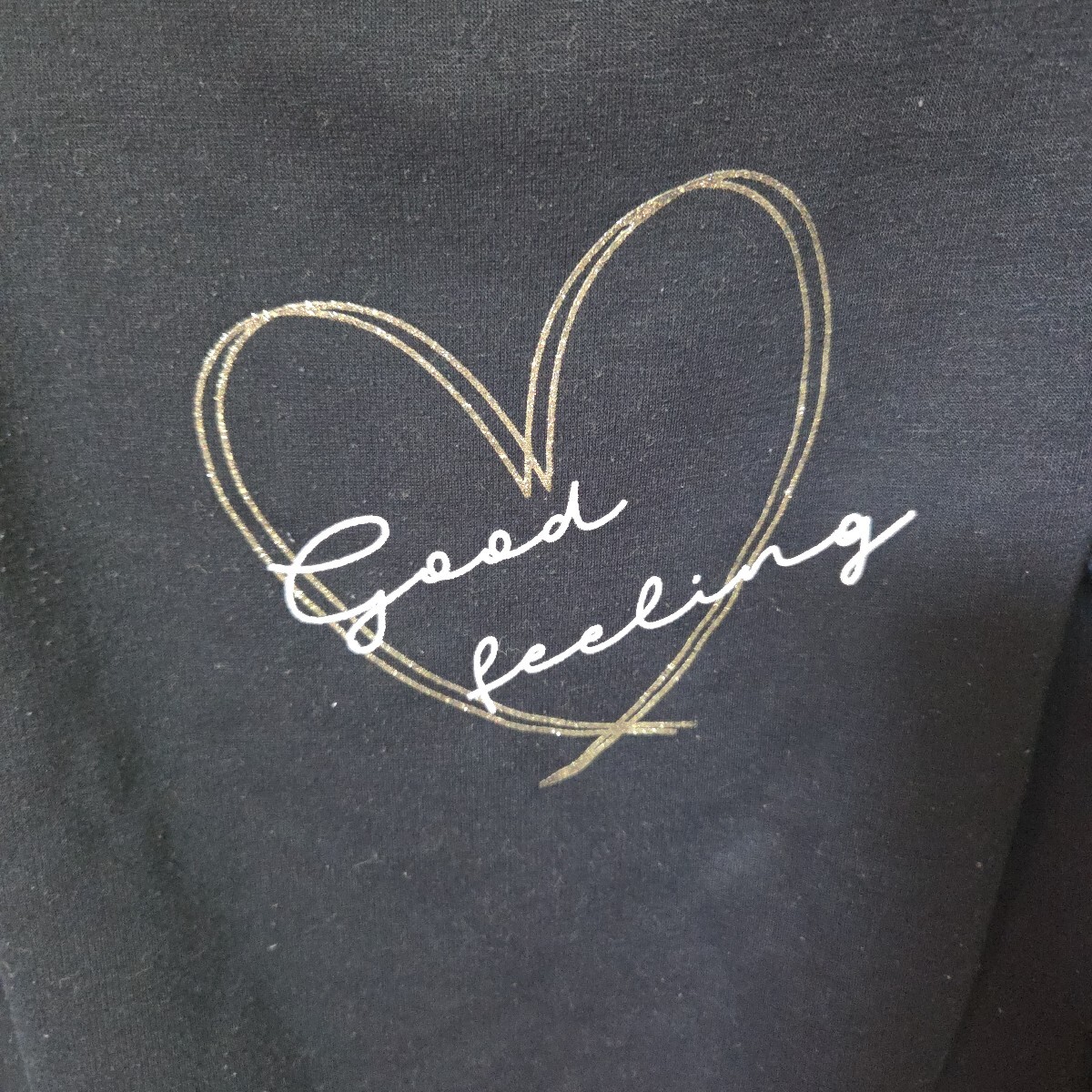 古着即決あり！EASTBOY トレーナー　150cm　ハート　リボン_画像2