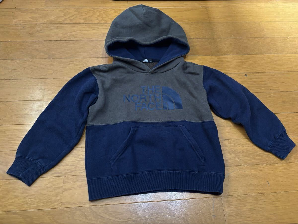 ☆THE NORTH FACE☆ザ・ノースフェイス☆キッズ スウェットロゴフーディ☆NTJ☆120サイズ☆送料込み！フリース パーカー_画像1