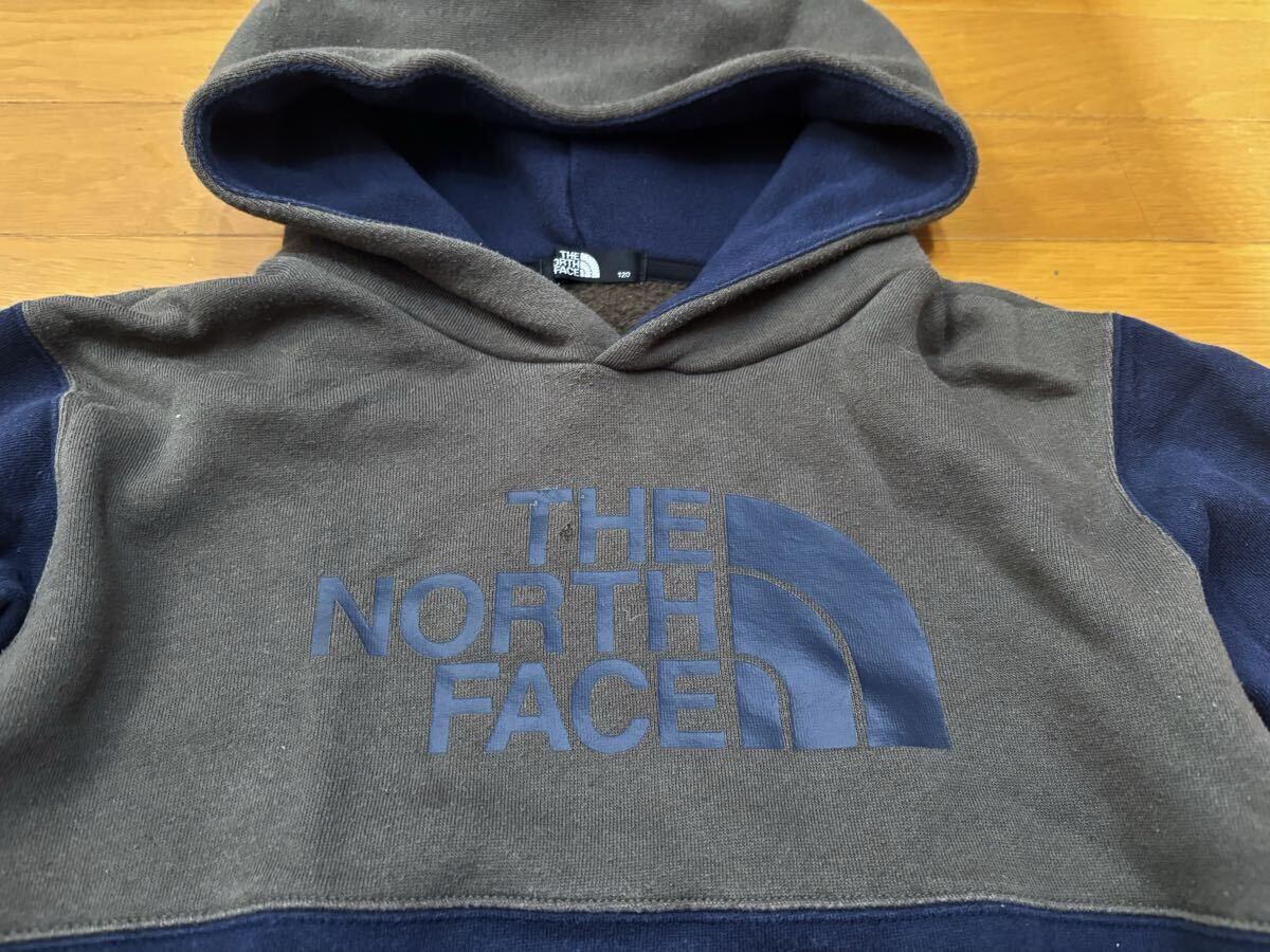 ☆THE NORTH FACE☆ザ・ノースフェイス☆キッズ スウェットロゴフーディ☆NTJ☆120サイズ☆送料込み！フリース パーカー_画像2