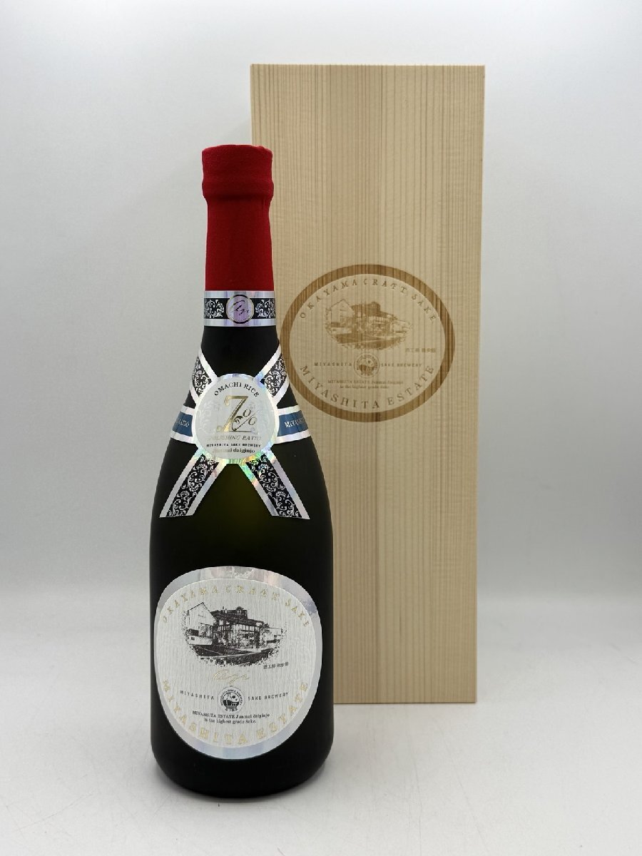 # дзюнмаи сакэ большой сакэ гиндзё MIYASHITA ESTATE Ajimi cocos nucifera ta Estate ставрида японская 720ml 15% *2024 год 6 месяц производство с коробкой погреб хранение наша компания код 03-21-789