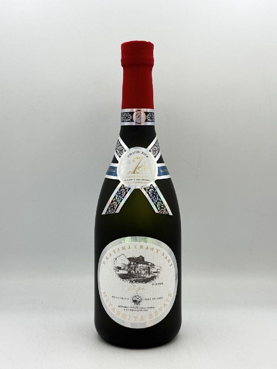 # дзюнмаи сакэ большой сакэ гиндзё MIYASHITA ESTATE Ajimi cocos nucifera ta Estate ставрида японская 720ml 15% *2024 год 6 месяц производство с коробкой погреб хранение наша компания код 03-21-789