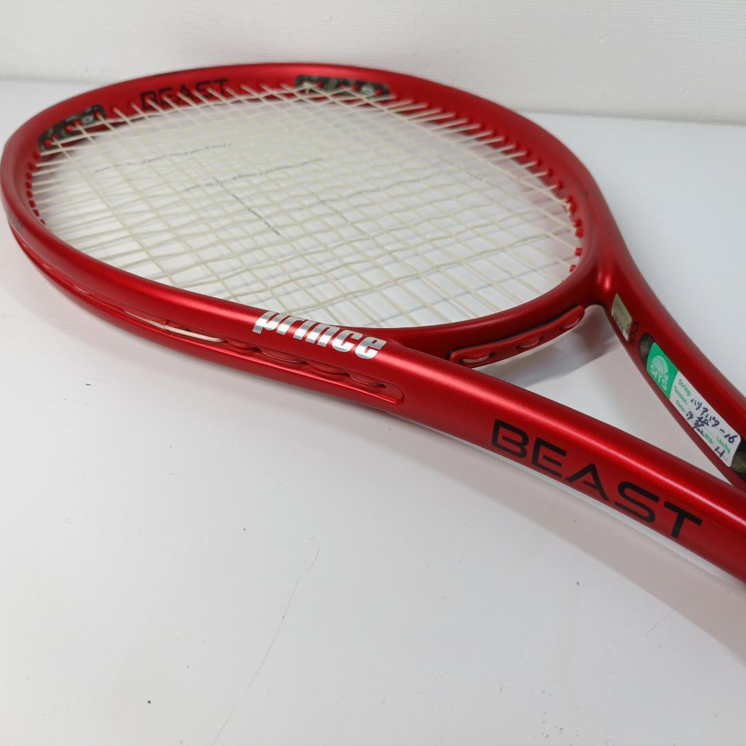 美品 prince BEAST 100 プリンス ビースト 硬式ラケット G2_画像1