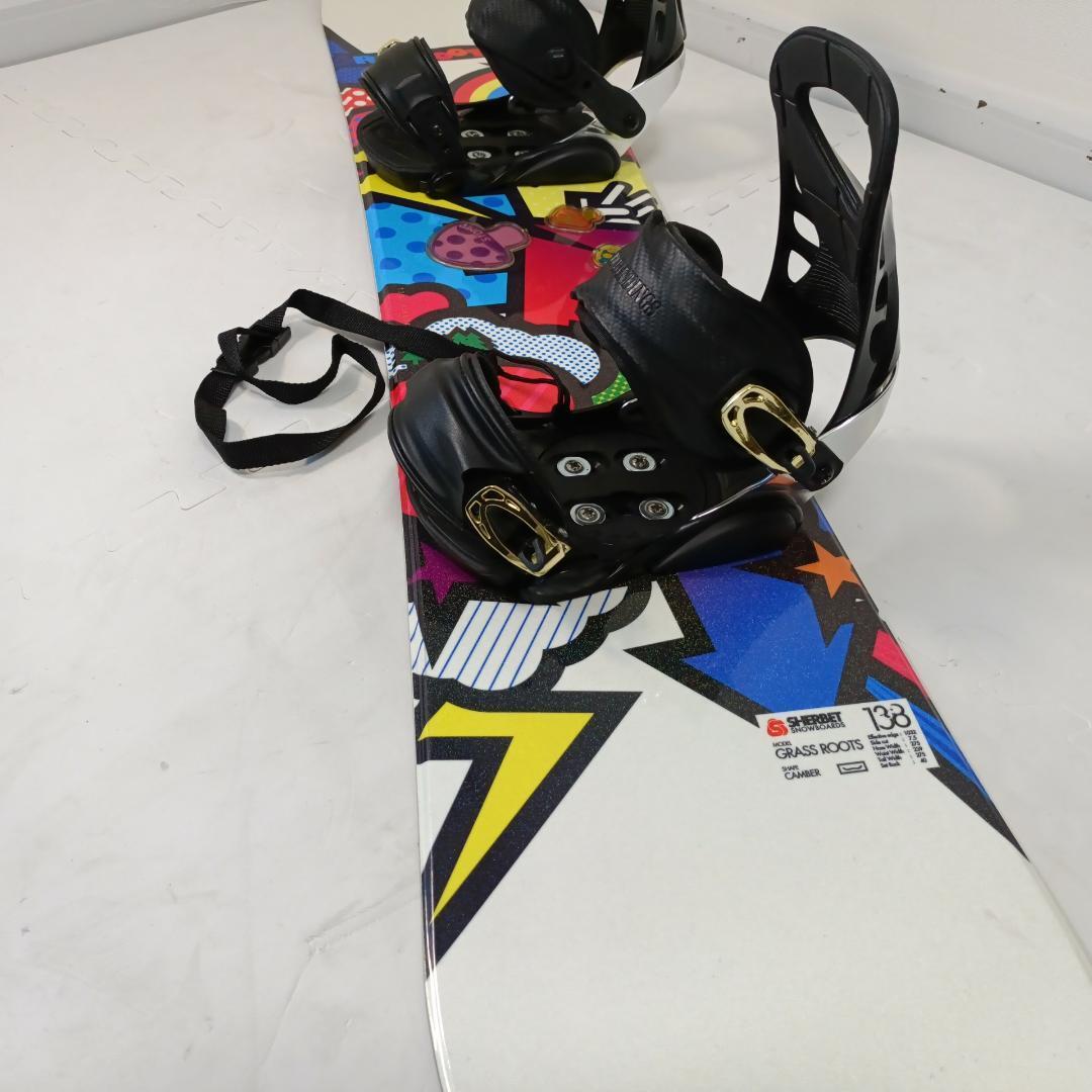 SHERBET スノーボード セット 138cm バインディング付_画像2