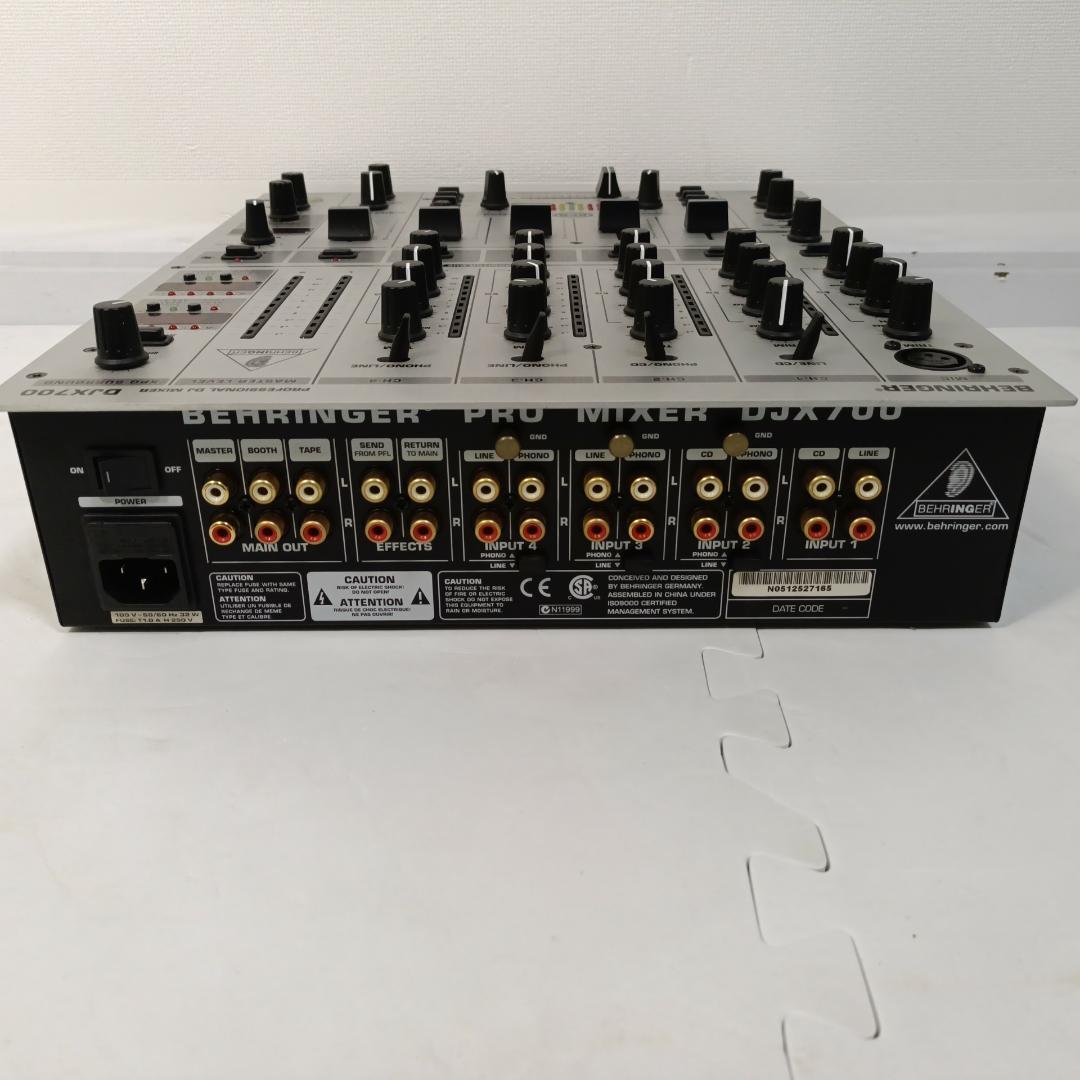 BEHRINGER DJX700 べリンガー 5チャンネル DJミキサー_画像7