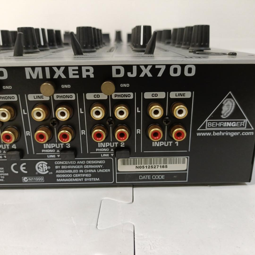 BEHRINGER DJX700 べリンガー 5チャンネル DJミキサー_画像9