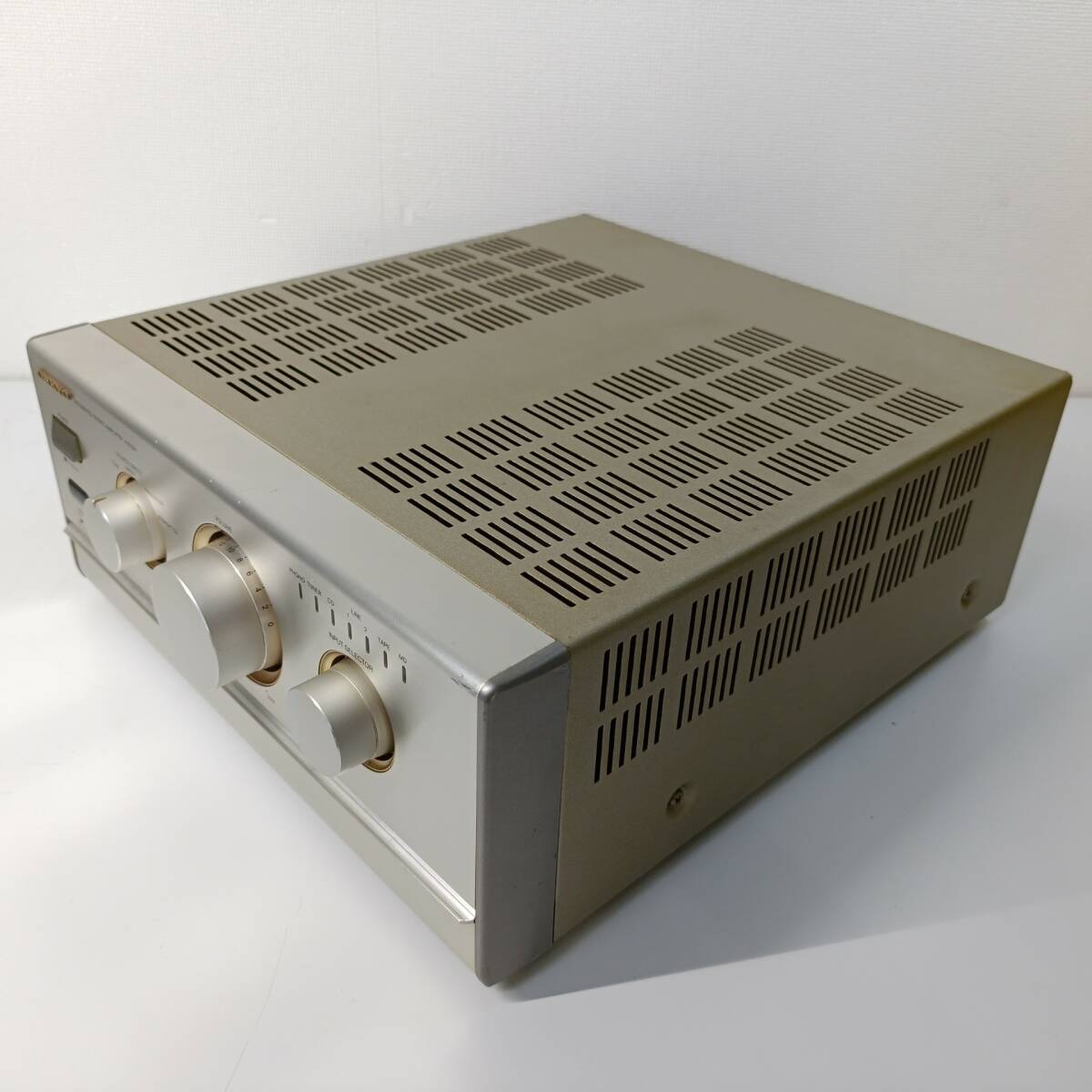 ONKYO オンキョー INTEGRATED STEREO AMPLIFIER A-922M プリメインアンプ 中古 匿名配送 通電確認済み 通電OK 現状品_画像4