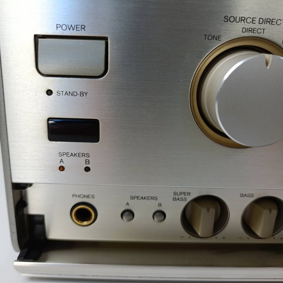 ONKYO オンキョー INTEGRATED STEREO AMPLIFIER A-922M プリメインアンプ 中古 匿名配送 通電確認済み 通電OK 現状品_画像10