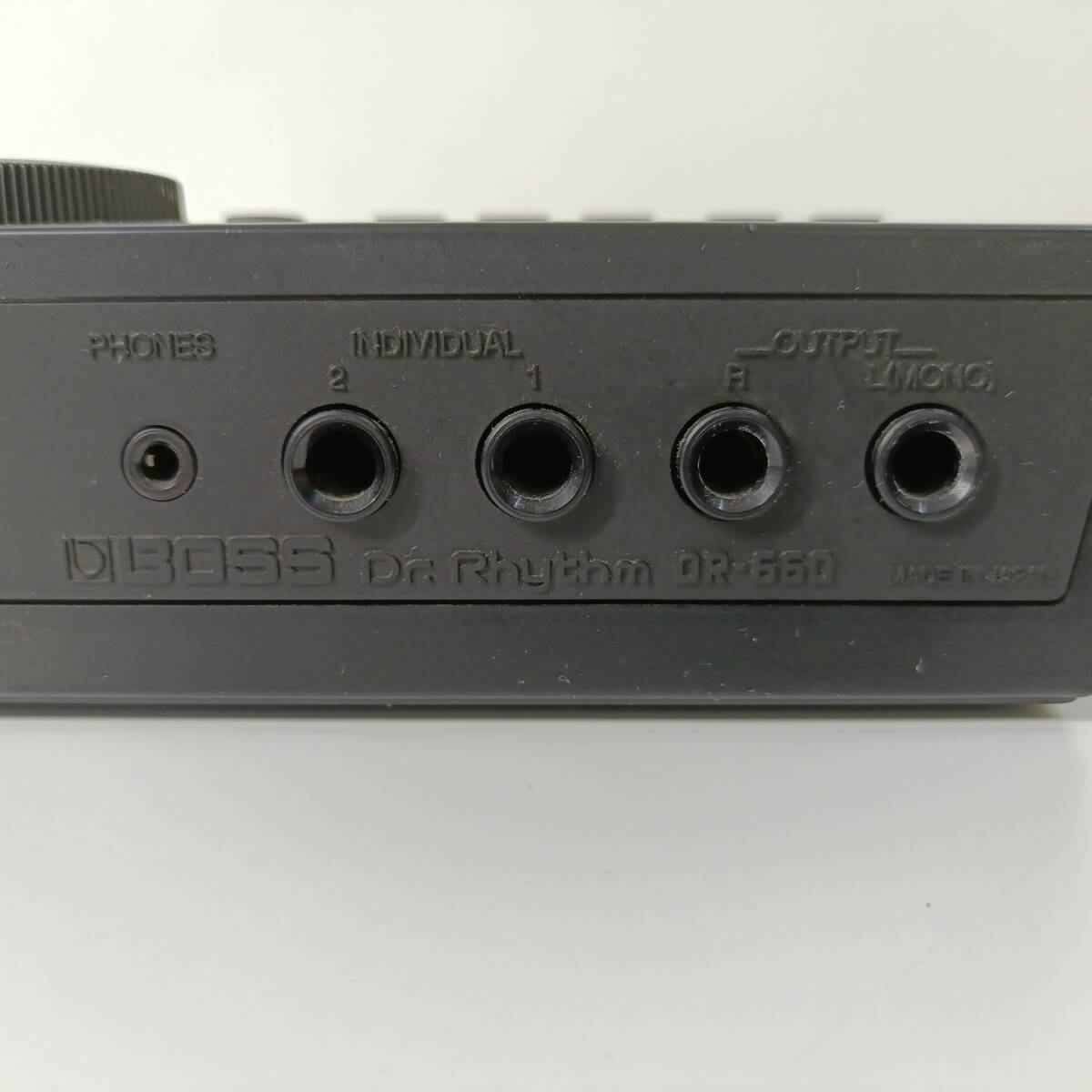 BOSS ボス リズムマシン DR-660 Dr.Rhythm 器材 本体 アダプター 取扱説明書付き 音楽 ミュージシャン 中古 匿名配送 現状品 通電OK_画像7