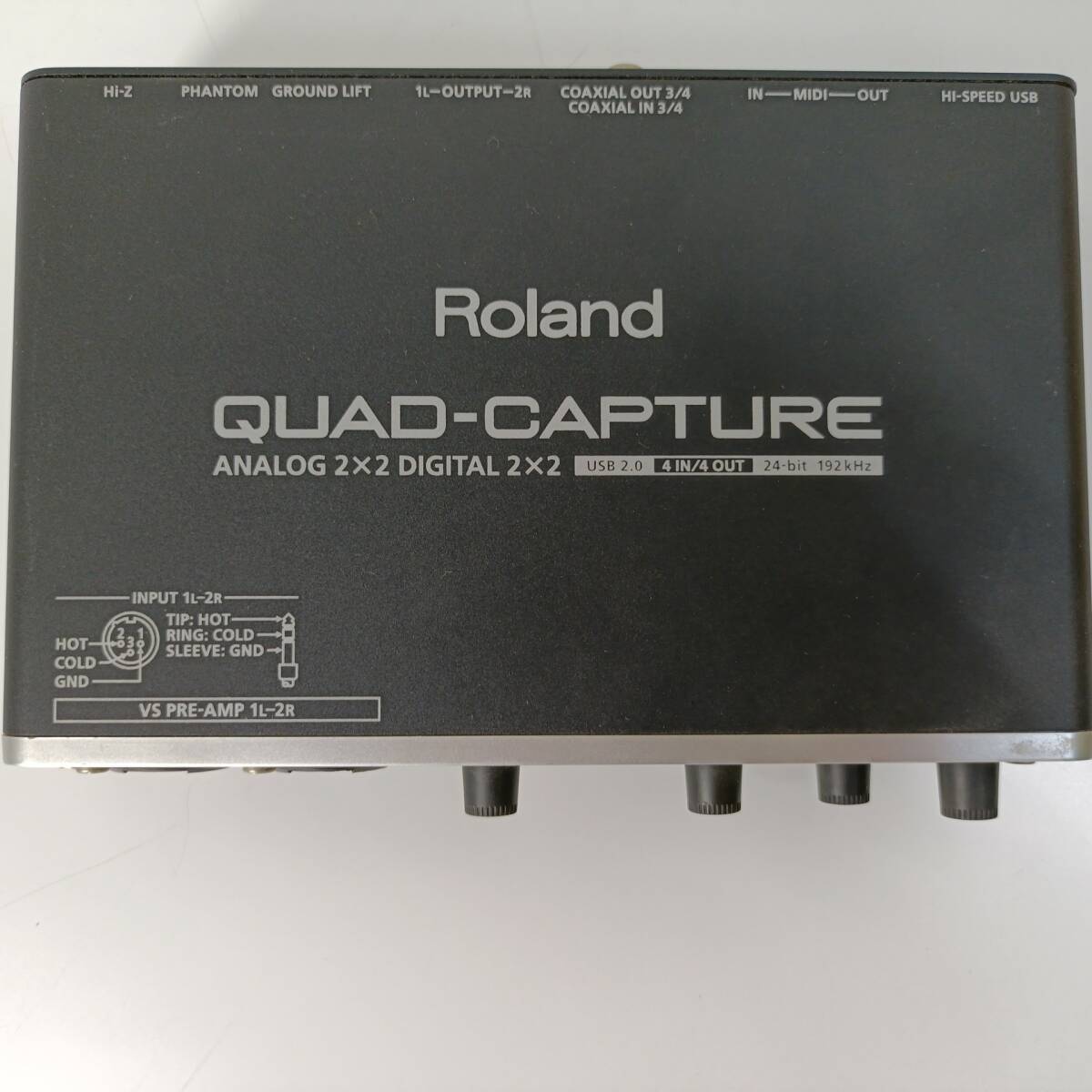 Roland ローランド オーディオインターフェイス QUAD-CAPTURE UA-55 中古 匿名配送 現状品_画像6
