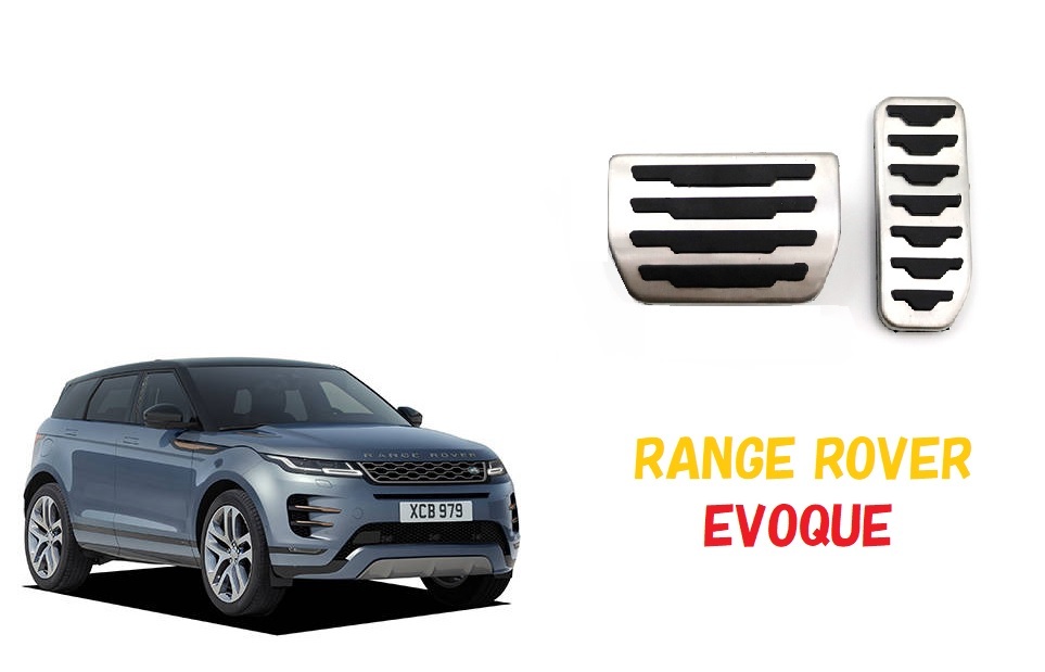 ランドローバー レンジローバー イヴォーク ディスカバリースポーツ ステンレス ペダルカバー ペダル AT用 取付簡単 アクセル ブレーキ_画像1