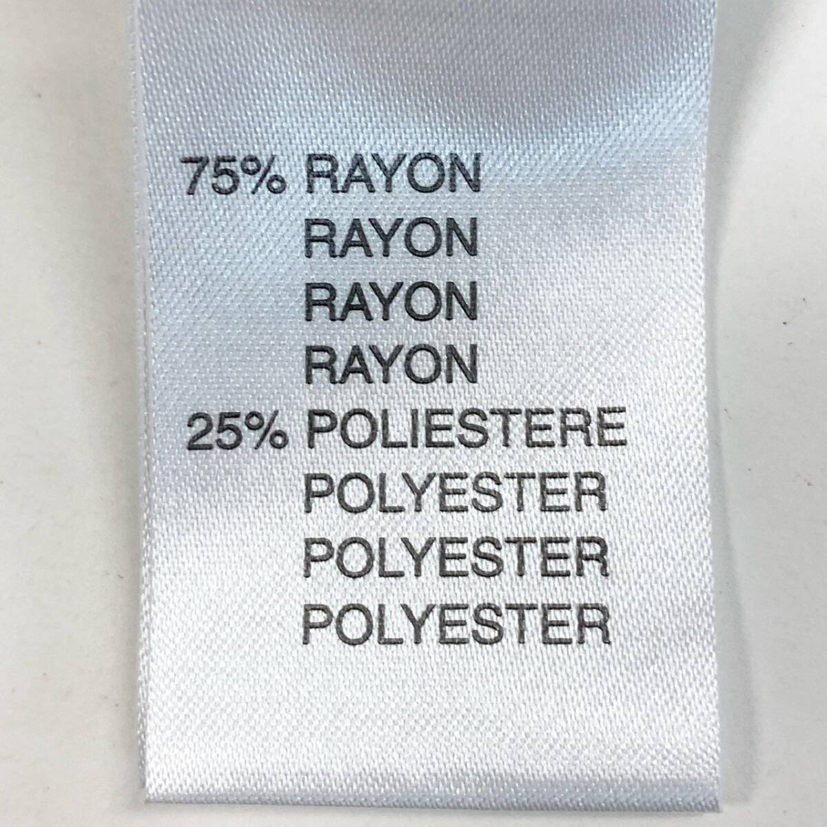 31k2 Blumarine ブルマリン イタリア製 長袖ニットカーディガン 花柄プリント ビジュー スパンコール 38 ホワイト ブラック レディースo07t_画像9