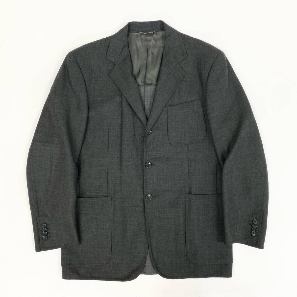 31k2 Ermenegildo Zegna エルメネジルドゼニア イタリア製 テーラードジャケット ブレザー ビジネス フォーマル 50 Lサイズ相当 メンズo07t_画像1